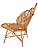 Cadeira de Vime Pétalas flor Para Varanda Sacada Decoração - Imagem 4
