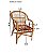 Cadeira de Vime para Sala, Varanda, Sacada kit com 2 peças - Imagem 2
