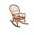 Cadeira De Balanço Em Vime - Imagem 1