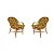 Cadeira de Vime para Sala, Varanda, Sacada kit com 2 peças - Imagem 3