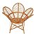 Cadeira de Vime Pétalas flor Para Varanda Sacada - Imagem 3