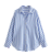 Camisa de Botão Feminina Listrada - Imagem 1