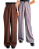Kit 2 Calças Femininas Alfaiataria Pantalona - Imagem 1