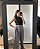Conjunto Feminino Regata Calça Alfaiataria Cinza - Imagem 2