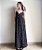 Vestido Longo Poá Preto - Imagem 1