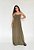 Vestido Longo Aire Verde Oliva - Imagem 1
