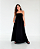 Vestido Longo Algodão Preto - Imagem 1
