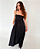 Vestido Longo Algodão Preto - Imagem 3