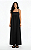 Vestido Longo Algodão Preto - Imagem 8