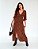 Vestido Dayse Envelope Marrom - Imagem 1