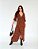 Vestido Dayse Envelope Marrom - Imagem 3