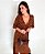 Vestido Dayse Envelope Marrom - Imagem 3