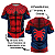 Camiseta Homem Aranha Vermelho Super Herói Tecido Dryfit - Imagem 4