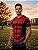 Camiseta Homem Aranha Vermelho Adulto Super Herói Dryfit - Imagem 2