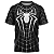 Camiseta Homem Aranha Preto Super Herói Tecido Dryfit - Imagem 2