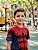 Camiseta Homem Aranha Vermelho Infantil Super Herói Dryfit - Imagem 1