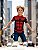 Camiseta Homem Aranha Vermelho Infantil Super Herói Dryfit - Imagem 2