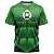 Camiseta Infantil Fantasia Lanterna Verde Dryfit Estampa Total Cosplay - Imagem 3