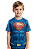 Camiseta Infantil Fantasia Superman Dryfit Estampa Total Cosplay - Imagem 1