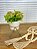 Cachepot OffWhite com Suporte e Planta Artificial - Imagem 3