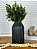 Arranjo Eucalipto Verde Artificial Vaso Judeia Preto - Imagem 1