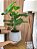 Planta Artificial Verde 75cm Vaso Polietileno Cinza - Imagem 2