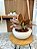 Planta Artificial Outonada 35cm Vaso Bacia Branco - Imagem 1