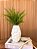Vaso Orgânico OffWhite com Samambaia Artificial 45cm - Imagem 1