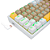 Teclado Redragon Mecânico Gamer Fizz Rgb Amarelo Cinza e Branco Switch Marrom K617rgb - Imagem 3