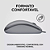 Mouse Logitech M110 Silent Gray com Fio - Imagem 4