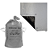Lona Vinilona 1000 Sansuy Original 2x3 Cinza 3x2 - Imagem 1