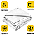 Lona Plástica Branca impermeável 300 Micras Multiuso 12x12 - Imagem 2