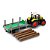 Miniatura trator Class Arion 540 Emplemento 1:32 Rmz Models - Imagem 5