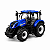 Miniatura trator New Holland T7315 1:32 Bburago - Imagem 1