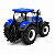 Miniatura trator New Holland T7315 1:32 Bburago - Imagem 2