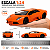 Miniatura Roman's Lamborghini Velozes E Furiosos Jada 1/24 Laranja - Imagem 5