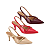 Sapato Scarpin Slingback Verniz com detalhes em fivela Salto 7 cm Vizzano - Imagem 1