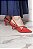 Sapato Scarpin Slingback Verniz com detalhes em fivela Salto 7 cm Vizzano - Imagem 4