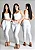 Calça Jeans Super Lipo Branco Sawary - Imagem 1