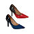 Scarpin Feminino Vizzano em Verniz Perolado Degrade Salto 10cm - Imagem 1
