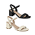 Sandalia Feminina de Salto bloco 6cm Moleca Confortavel - Imagem 1