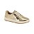 Tenis Dourado Metalizado Texturizado Feminino VIZZANO - Imagem 1