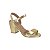Sandália Dourado Metalizado Feminina BEIRA RIO 7cm - Imagem 1