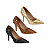 Scarpin Feminino Texturizado Luxo Croco Animal Print Vizzano - Imagem 1