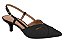 Scarpin Slingback Croco Salto Baixo 5cm Feminino Vizzano - Imagem 2
