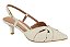Scarpin Slingback Croco Salto Baixo 5cm Feminino Vizzano - Imagem 3