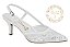 Scarpin Slingback Renda Coleção Bridal 7cm Feminino Vizzano - Imagem 1