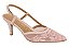 Scarpin Slingback Renda 7cm Feminino Vizzano - Imagem 4