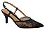Scarpin Slingback Renda 7cm Feminino Vizzano - Imagem 2