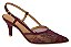 Scarpin Slingback Renda 7cm Feminino Vizzano - Imagem 3